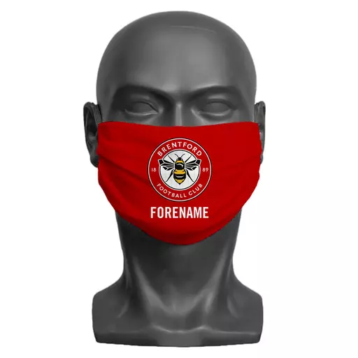 Brentford FC Crest Adult Face Mask (Medium)