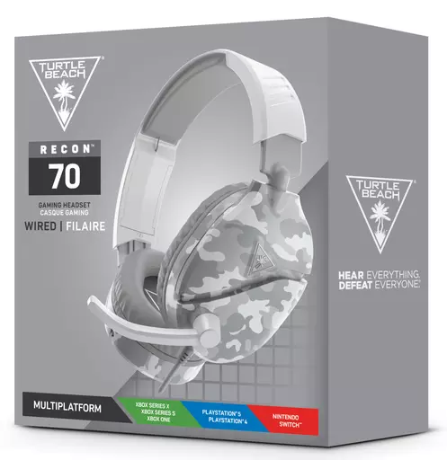 Turtle Beach Recon 70 Arctic Camo Headset Wired Head-band Gaming Grey, White