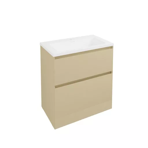 Badbury 80cm Floorstanding Drawer Vanity Unit -  Sahara