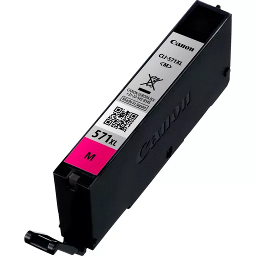 Canon 0333C001/CLI-571MXL Ink cartridge magenta high-capacity, 650 pages ISO/IEC 24711 400 Photos 11ml for Canon Pixma MG 5750/7750