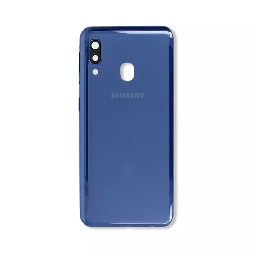 Back Cover w/ Camera Lens (Service Pack) (Blue) - For Galaxy A20e (A202)