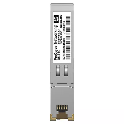 HPE X120 1G SFP RJ-45 T network transceiver module Copper 1000 Mbit/s