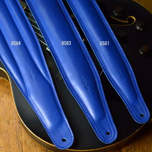 GS61 BS63 BS64 cobalt blue leather guitar strap by Pinegrove DSC_0301.jpg