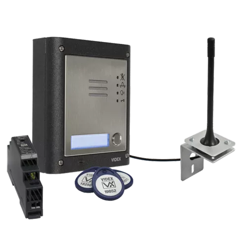 VIDEX 4K1S/GSM 1 Way Surface Mounted Audio GSM Kit