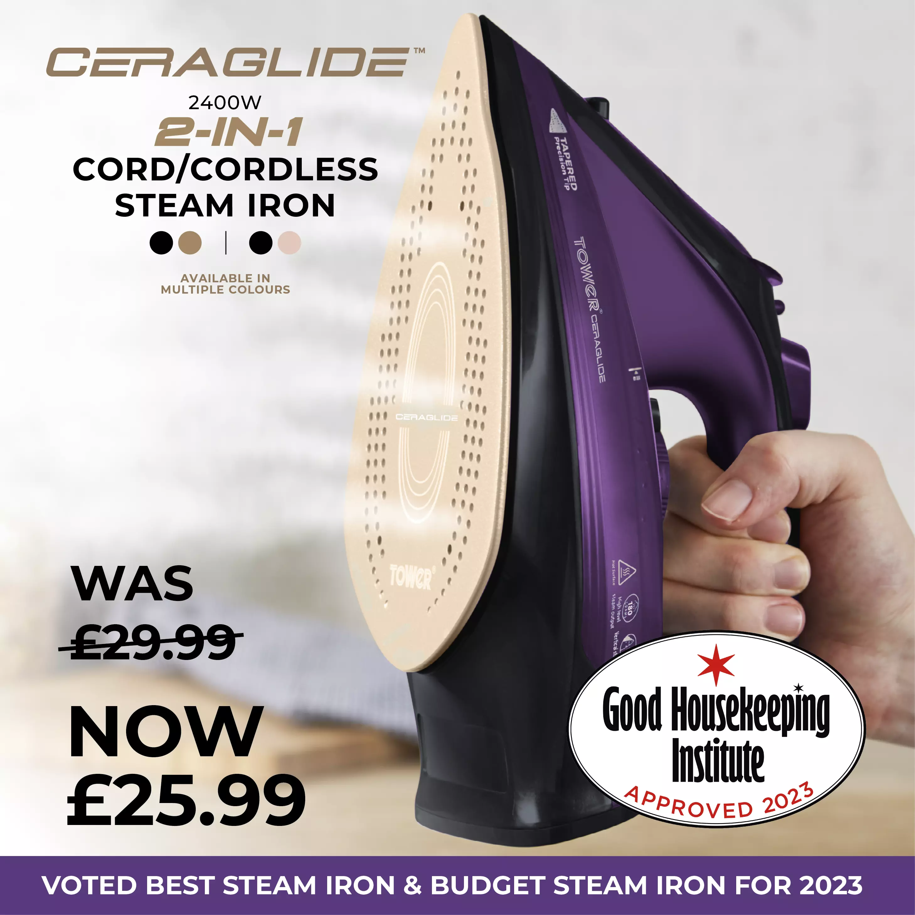 Cordless steam deals iron reviews