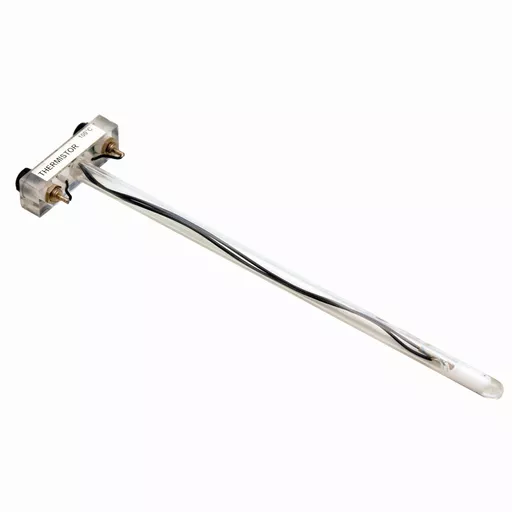 Thermistor, mounted on 1 m leads terminating in 2 x 4 mm plugs, suitable for use in liquids