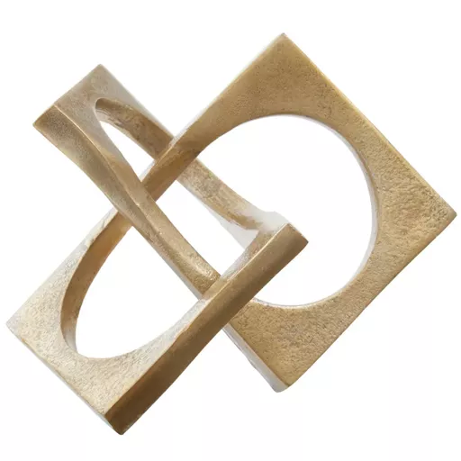 Decorative Sculpture, Ebba, Gold Finish