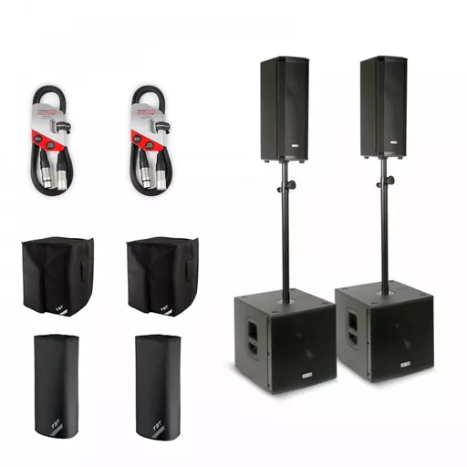 FBT VN2000 Active Speaker System with Covers Bundle