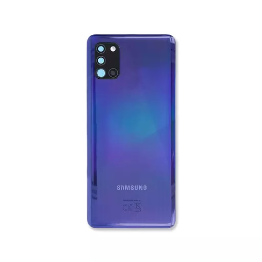 Back Cover w/ Camera Lens (Service Pack) (Blue) - For Galaxy A31 (A315)