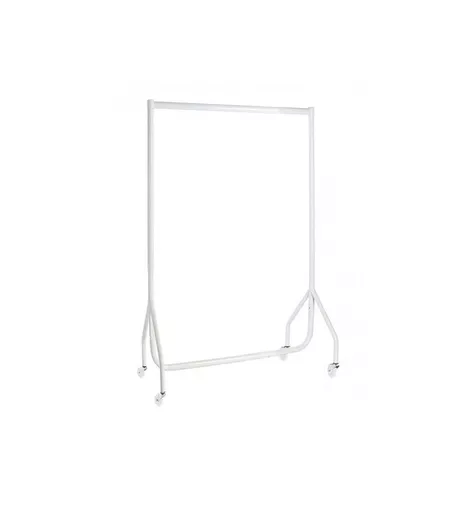 3ft Gloss White Heavy Duty Clothes Rail