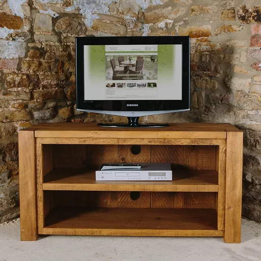 Lumber Plank Open TV Unit
