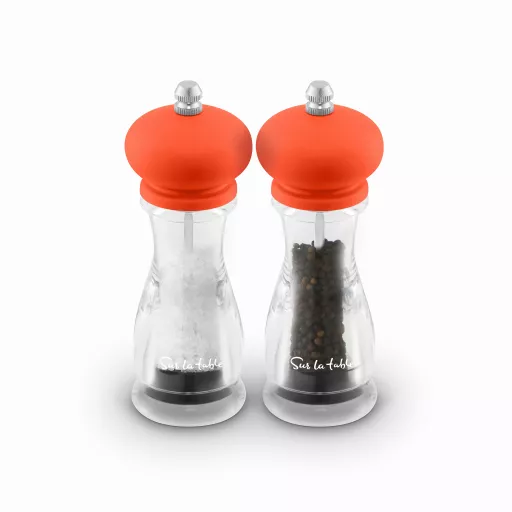 2pc Salt and Pepper Mill Set