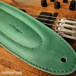 BS68 emerald green bass guitar strap 114747.jpg