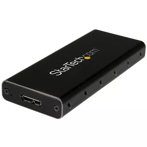 StarTech.com USB 3.1 (10Gbps) mSATA Drive Enclosure - Aluminum