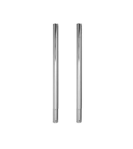 60cm Chrome Height Extension Posts for Heavy Duty Clothes Rail (Pair)