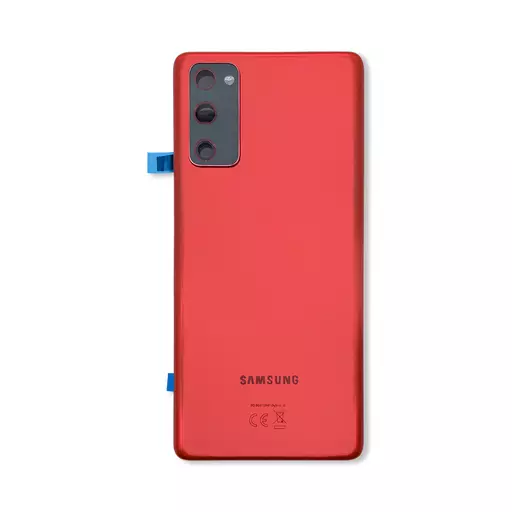 Back Cover w/ Camera Lens (Service Pack) (Cloud Red) - For Galaxy S20 FE 5G (G781)
