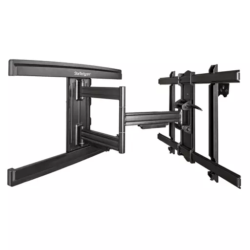 StarTech.com TV Wall Mount for up to 80 inch (110lb) VESA Mount Displays - Low Profile Full Motion Universal TV Wall Mount Bracket - Heavy Duty Adjustable Tilt/Swivel Articulating Arm