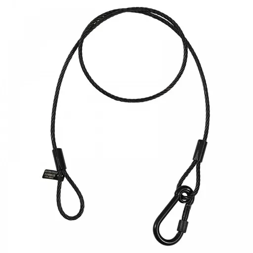 Equinox 100cm Black Stainless Steel Safety Wire 50kg