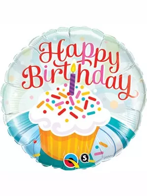 18 in Qualatex Birthday Ice Cream Sundae Foil Balloon 33324 - LA Balloons