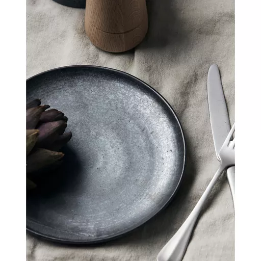 Lunch plate, Pion, Black/Brown