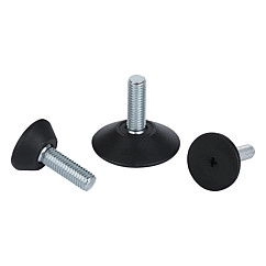K0674 - Levelling Feet In Steel & Polyamide Size M6-M10