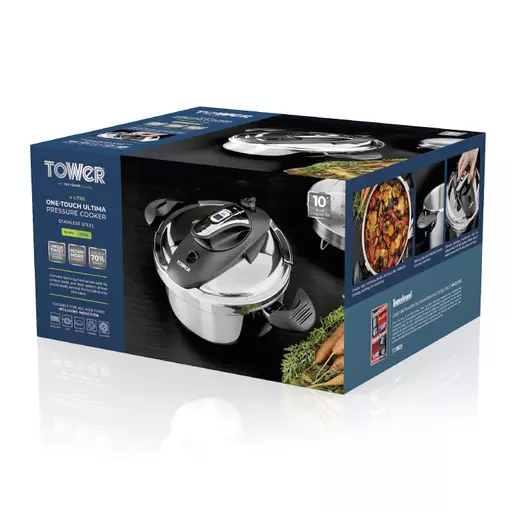 Tower 4l stainless steel best sale pressure cooker