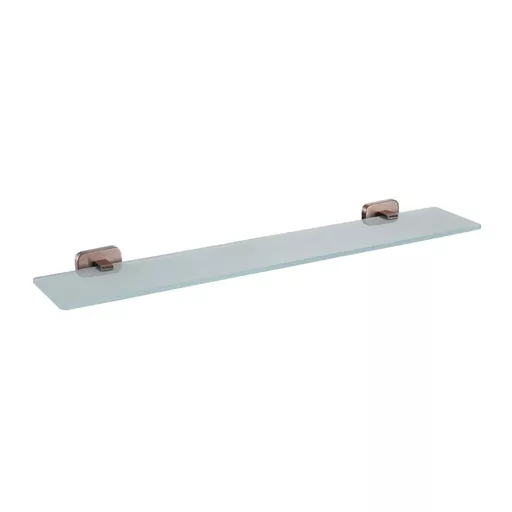 Asti Glass Shelf - Brushed Bronze