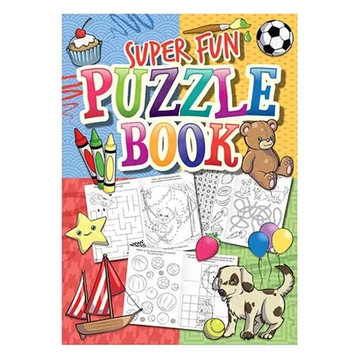 Super Fun Puzzle Book - 16pp - Pack of 48