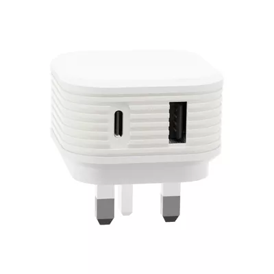 Juice JUI-MAINS-PD-PLUG-USBA/C-30W-ECO-WHT Universal White AC Indoor