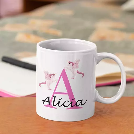 Name and intial Personalised Gifta unicorn inspired-personalised gifts