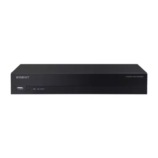 Hanwha XRN-420S network video recorder Black