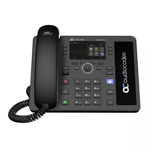 AudioCodes Teams C435HD-R IP-Phone PoE GbE black