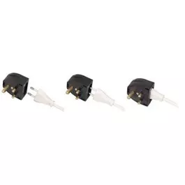 European To India / South Africa Converter Plug (CP5), Black