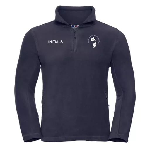 HeightsTrampolineAndGymnasticsClub_QuarterZipFleece_NewFrenchNavy_Front.png