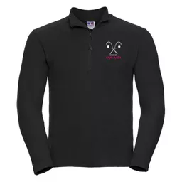 Oxford Brookes Squash Black 1:4 Zip Fleece.png