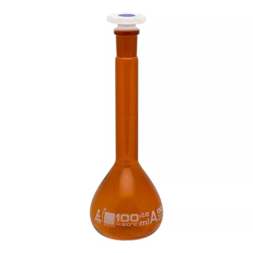 Flask Volumetric Amber Class A 100ml