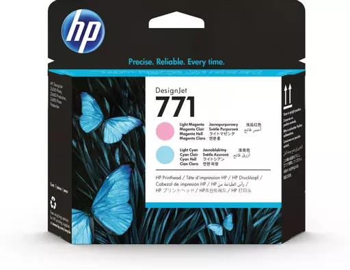 HP CE019A/771 Printhead light magenta / cyan bright 775ml for HP DesignJet Z 6200/6800