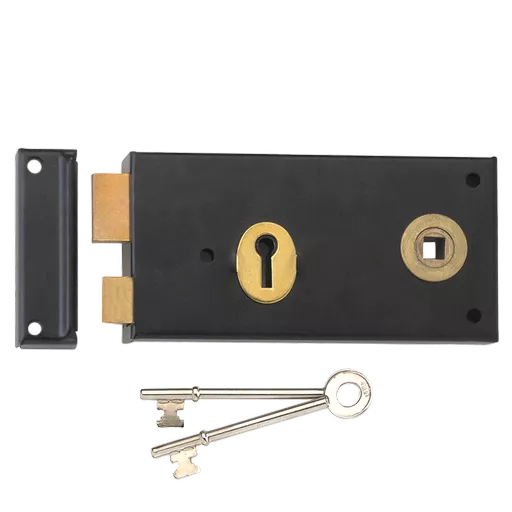 UNION 1465 3 Lever Double Handed Rimlock