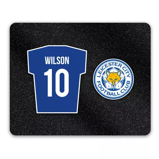 Leicester City FC Back of Shirt Mouse Mat