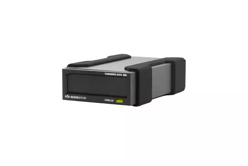 Overland-Tandberg RDX QuikStor external drive, black, USB3+ interface