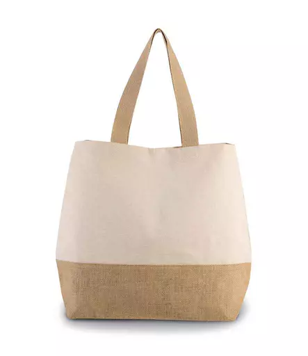 Kimood Canvas & Jute Shopper