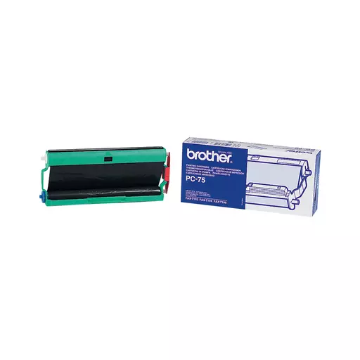 Brother PC-75 Thermal-transfer roll with cartridge, 144 pages for Brother Fax T 102