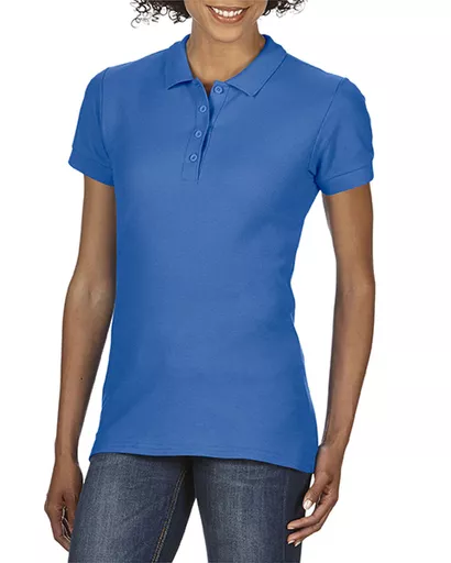 Softstyle® Ladies' Double Pique Polo