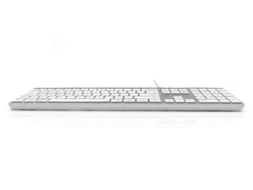 Accuratus KYBAC301-USBCMAC keyboard Universal USB QWERTY UK International White