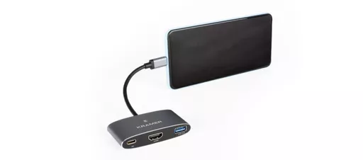 Kramer Electronics KDock-1 Wired USB 3.2 Gen 1 (3.1 Gen 1) Type-C Silver