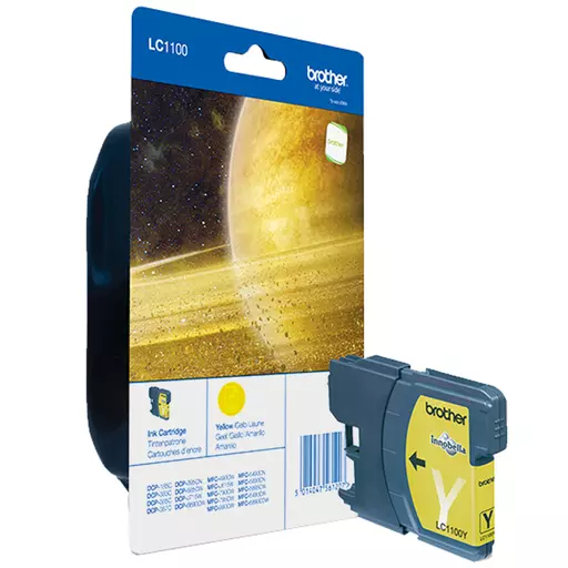 Brother LC-1100Y Ink cartridge yellow, 325 pages ISO/IEC 24711 5,5ml for Brother DCP 185 C/MFC 6490 C
