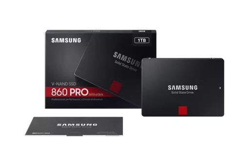 Samsung 860 PRO 2.5" 1000 GB Serial ATA III V-NAND MLC