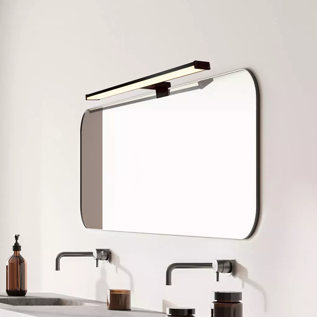 Image of bathroom light fixture for the blog Popular Bathroom Lighting Trends
