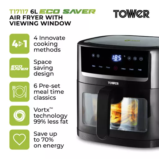 Vortx 6L Colour Air Fryer by Tower – The Review Studio