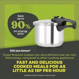 Tower 6 litre pressure cooker hot sale